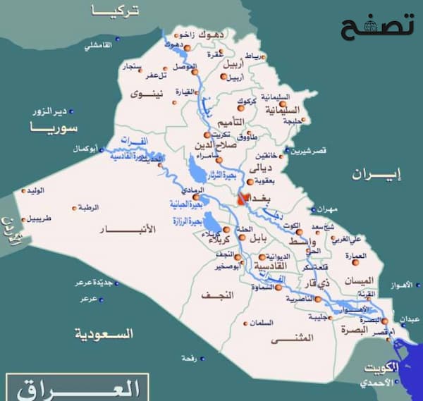 خريطة دولة العراق