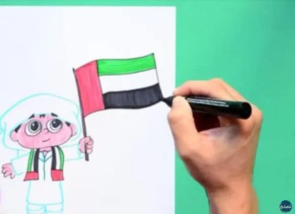 رسم جميل عن اليوم الوطني الاماراتي 51