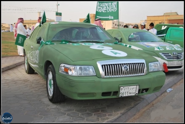 أفكار لتزيين السيارات في يوم التأسيس السعودي