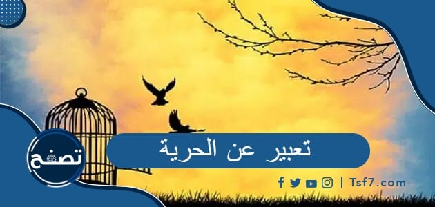 تعبير عن الحرية بالعربي والانجليزي pdf وdoc