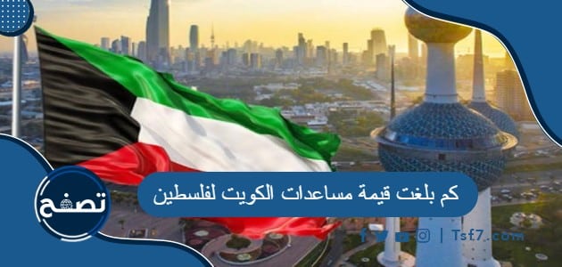 كم بلغت قيمة مساعدات الكويت لفلسطين وما نوعها