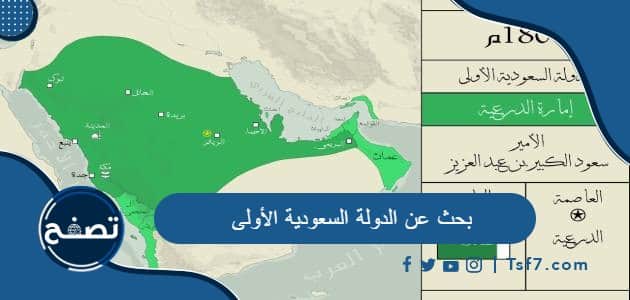 بحث عن الدولة السعودية الأولى pdf