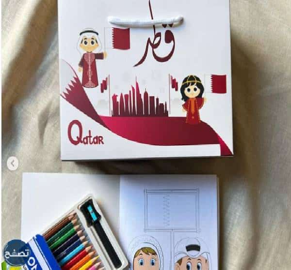 توزيعات عن اليوم الوطني القطري للاطفال