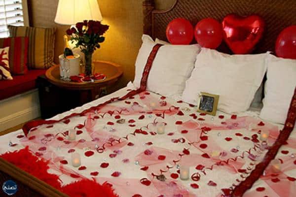 أفكار لتزيين غرفة النوم في عيد الحب جديدة 2024