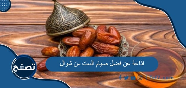 اذاعة عن فضل صيام الست من شوال pdf و doc